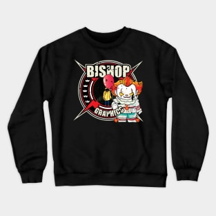 Bishop Graphics Halloween Logo Crewneck Sweatshirt